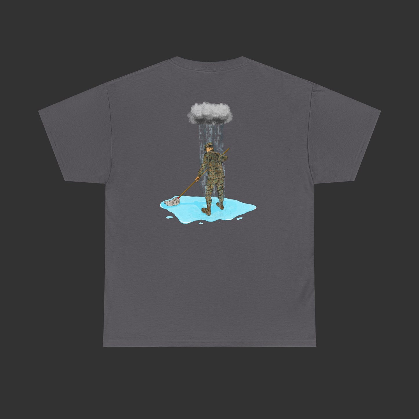 Moppin' In The Rain (Back) WD Shirt