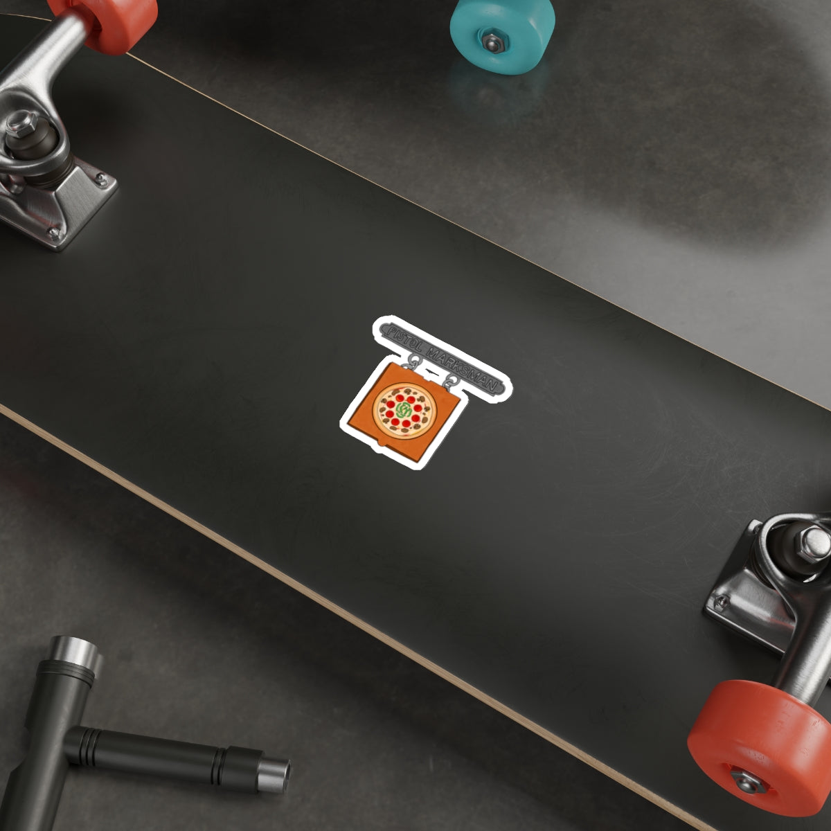 Sticker Series - Pizza Box Pistol Marksman