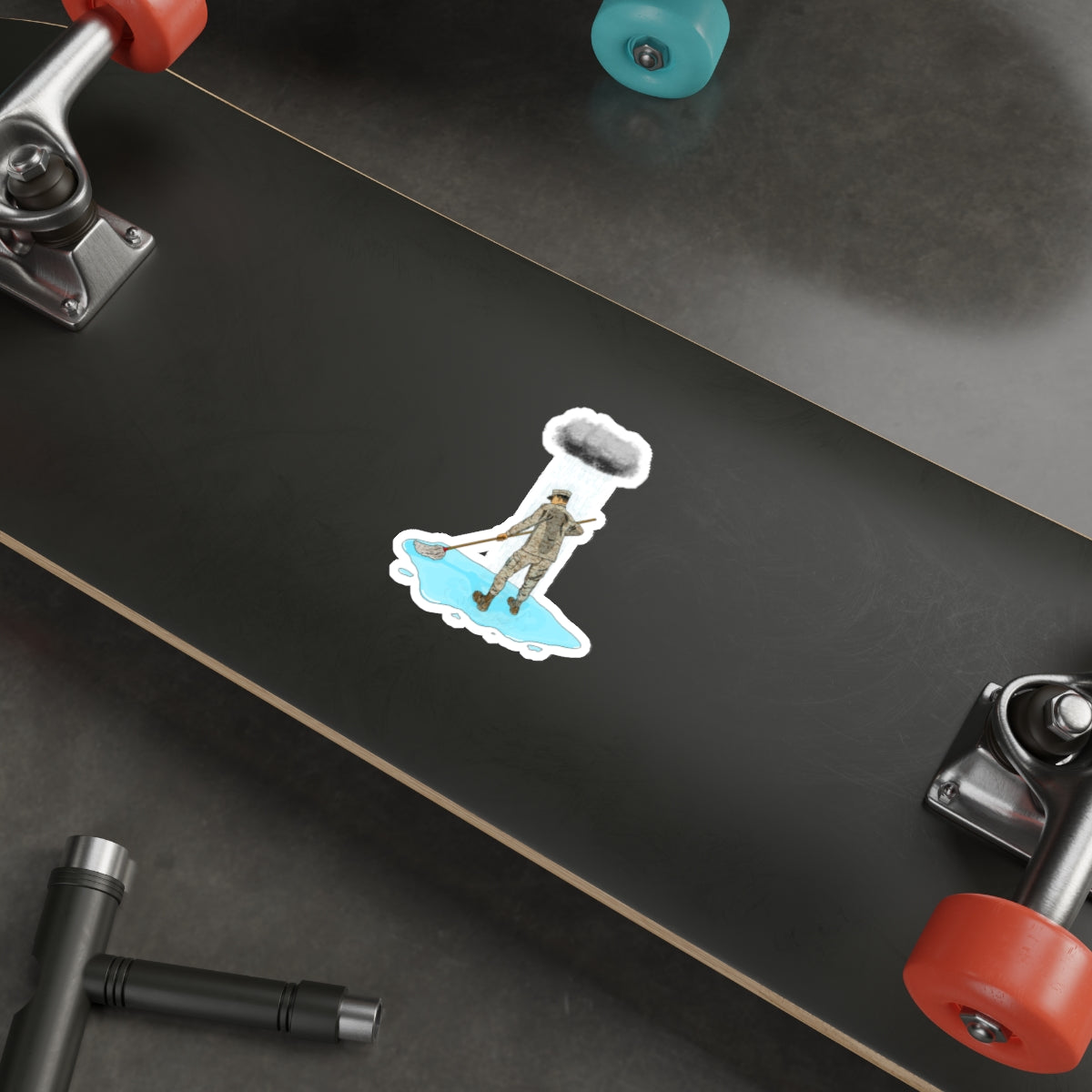 Sticker Series - Moppin' In The Rain DS