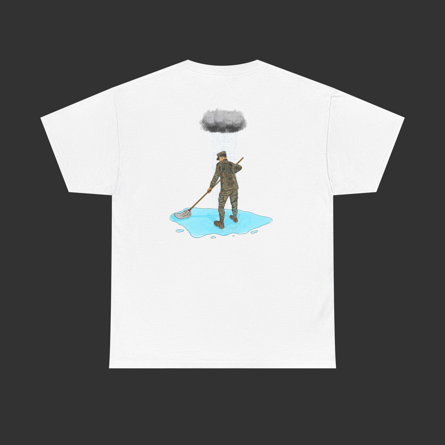 Moppin' In The Rain (Back) WD Shirt