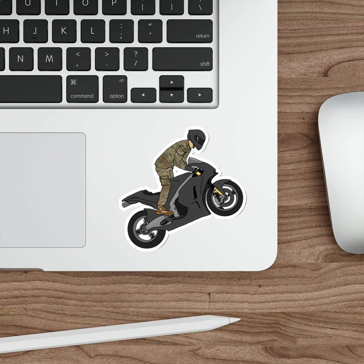 Sticker Series - Rider Wheelie MC