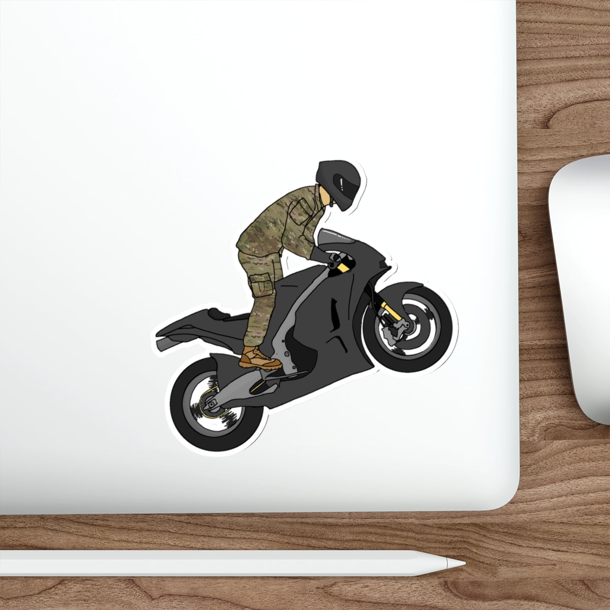 Sticker Series - Rider Wheelie MC