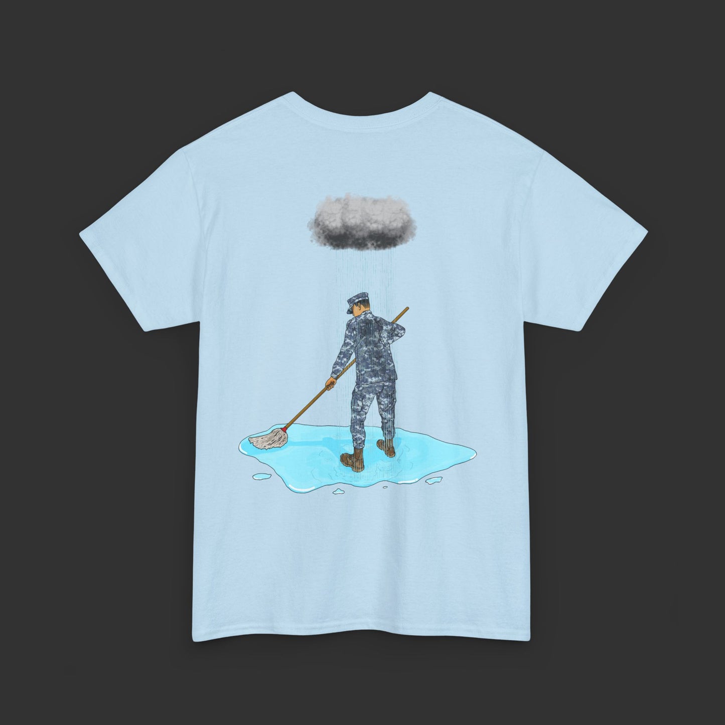 Moppin' In The Rain (Back) BB Shirt