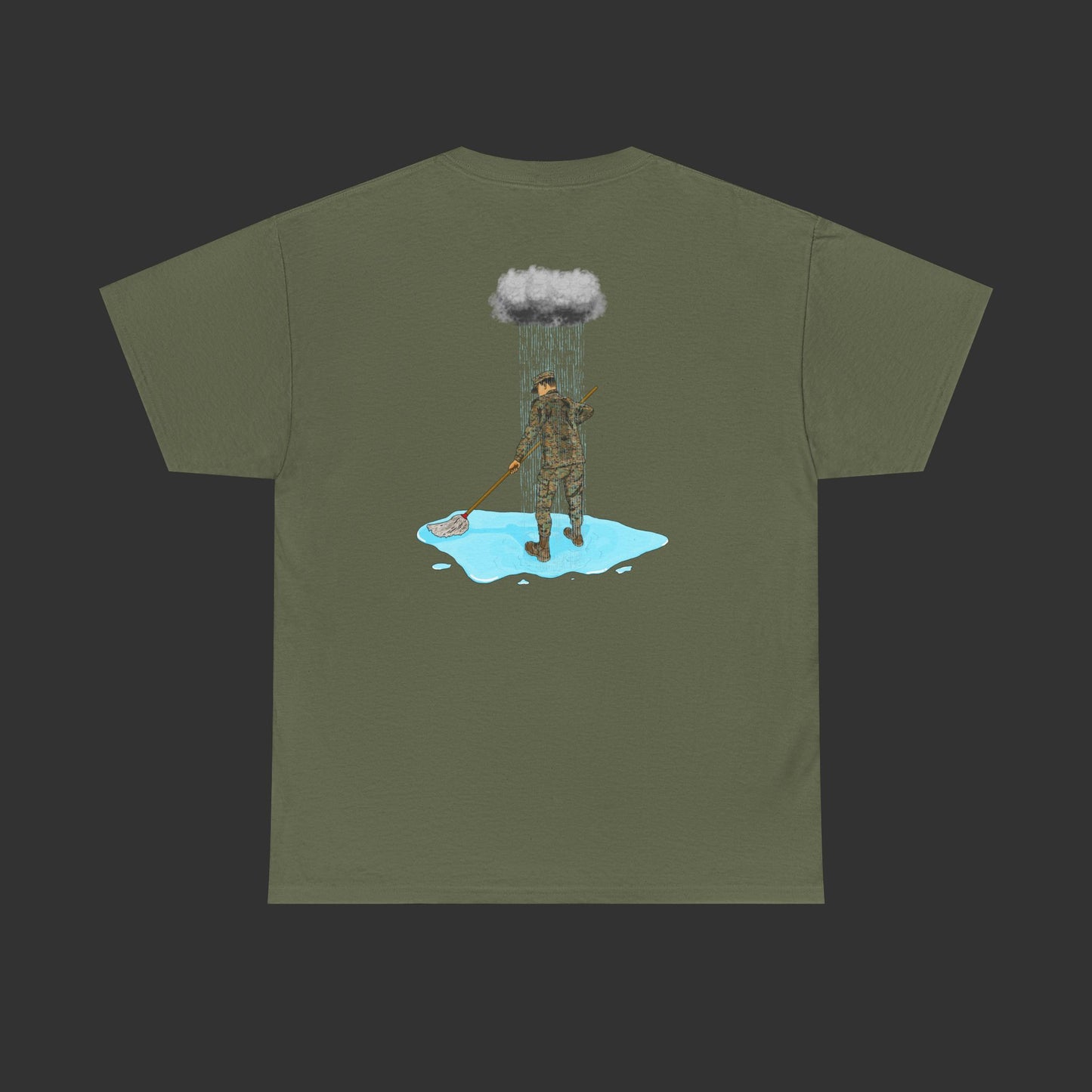 Moppin' In The Rain (Back) WD Shirt