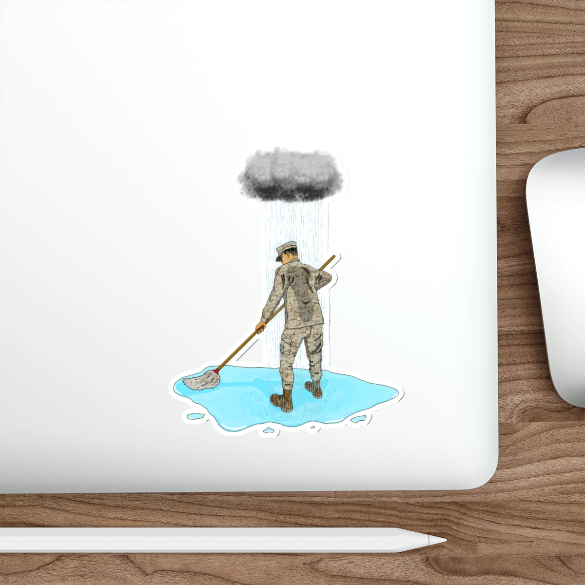 Sticker Series - Moppin' In The Rain DS