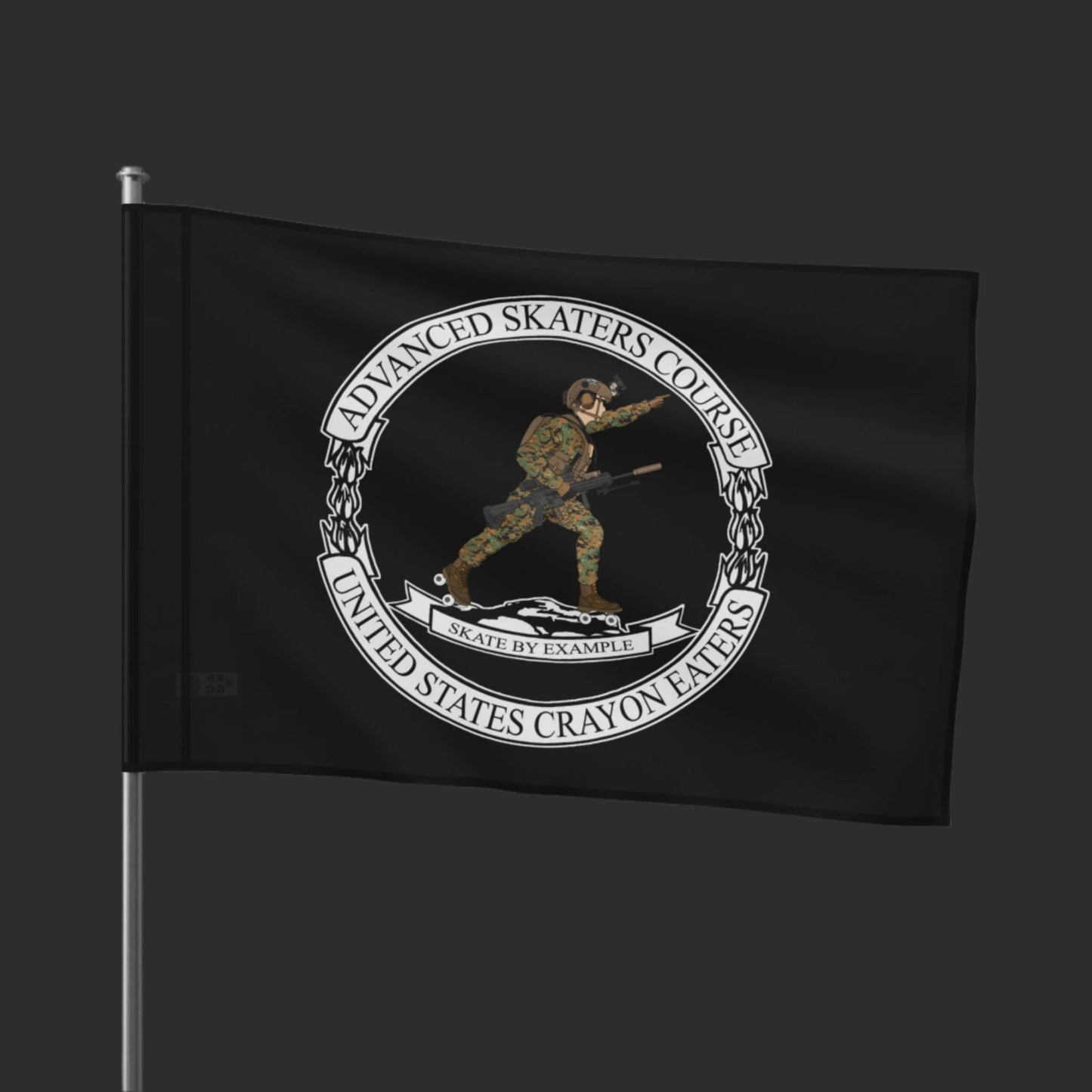 Advanced Sk8rs Course WD Flag