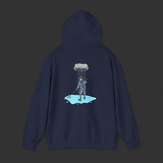 Moppin' In The Rain (Back) BB Hoodie