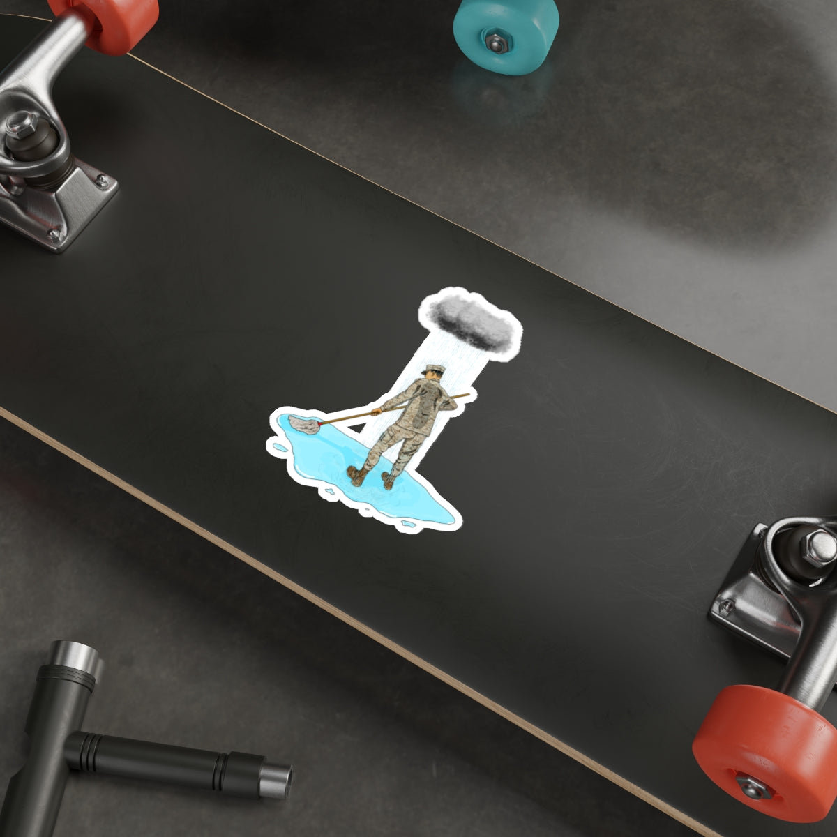 Sticker Series - Moppin' In The Rain DS