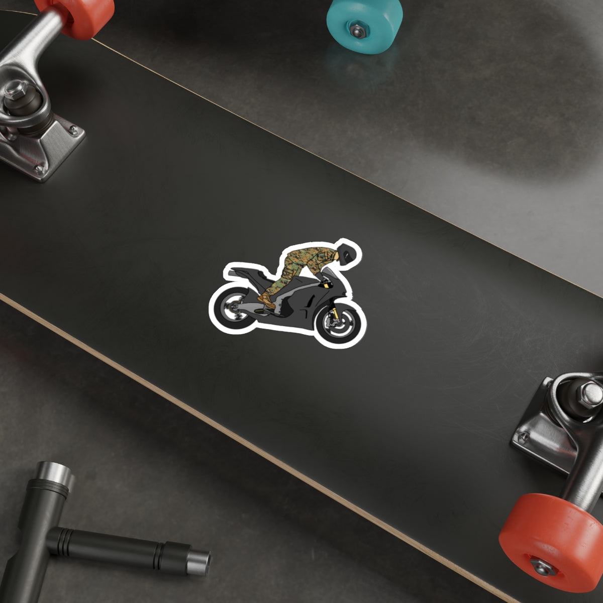 Sticker Series - Rider Wheelie WD