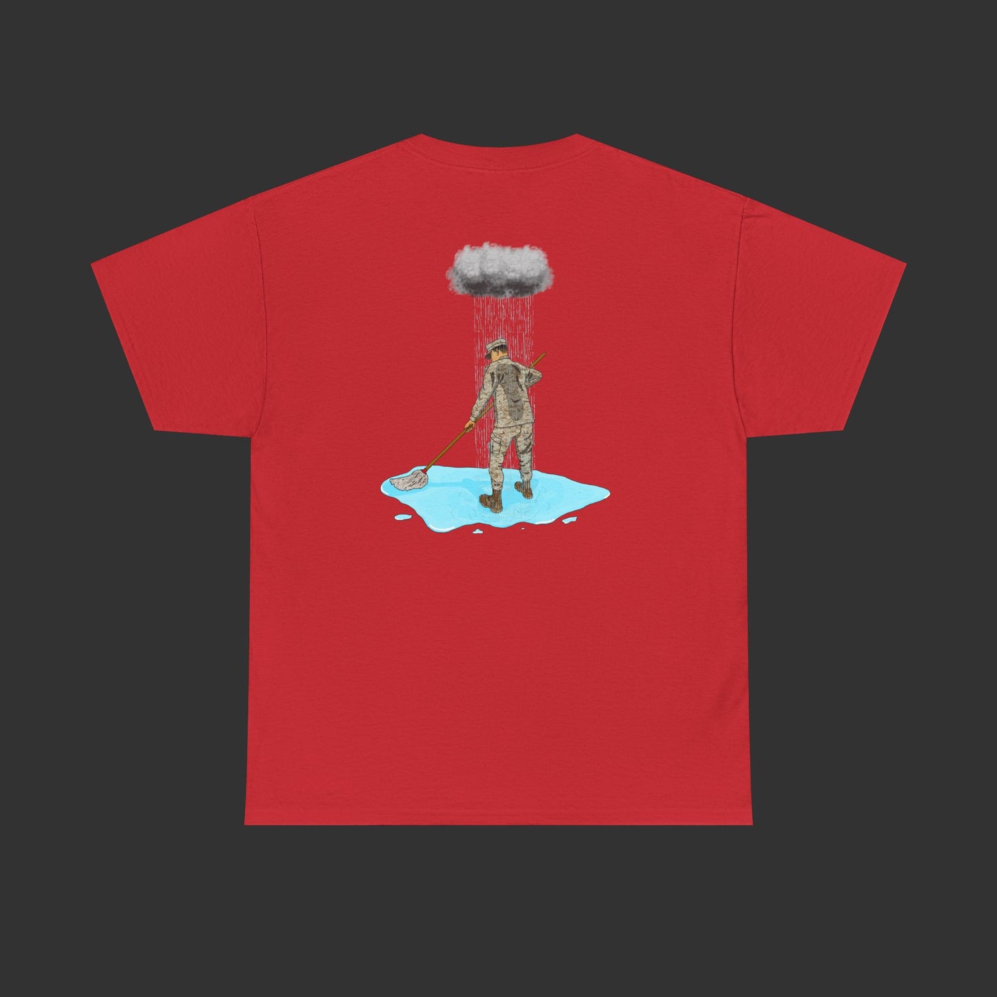 Moppin' In The Rain (Back) DS Shirt