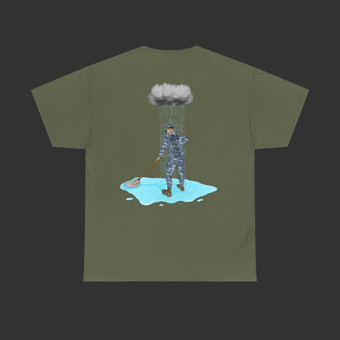 Moppin' In The Rain (Back) BB Shirt