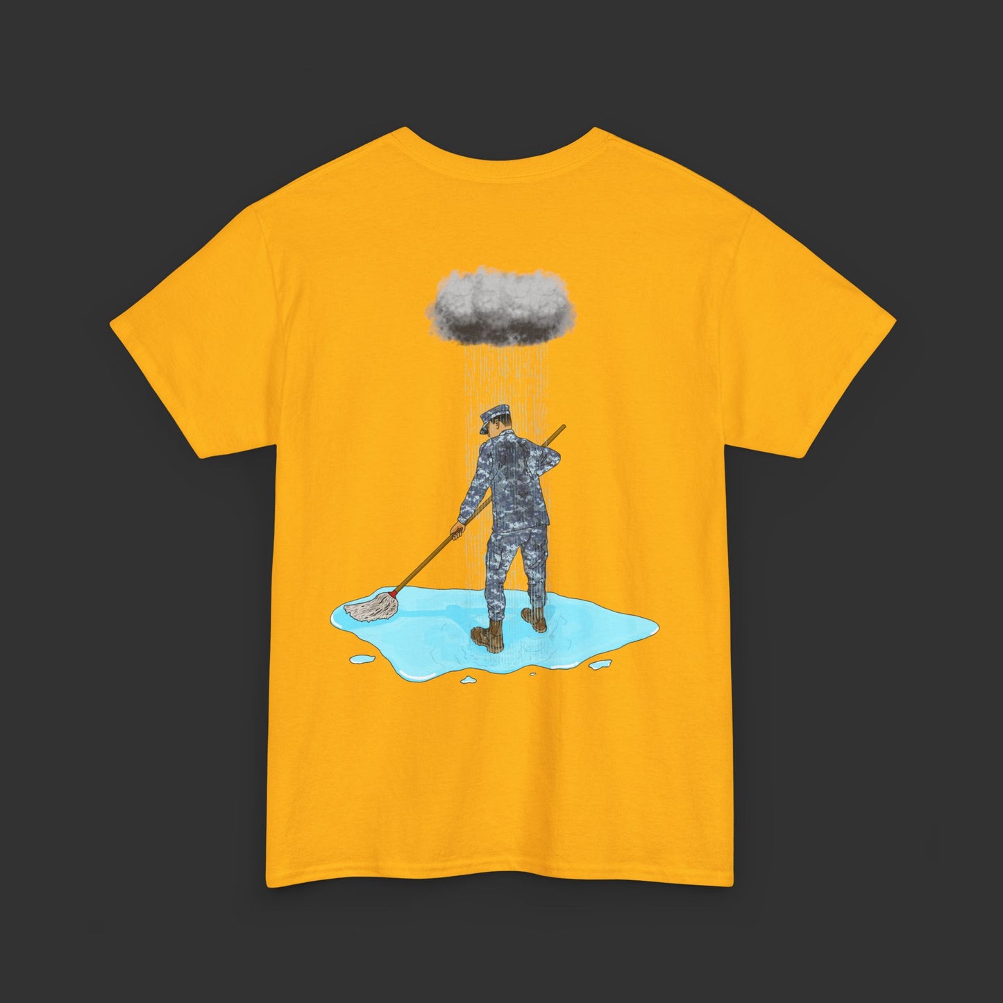 Moppin' In The Rain (Back) BB Shirt
