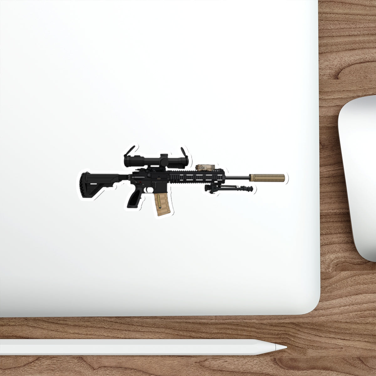 Sticker Series - Gun Modern Rifle