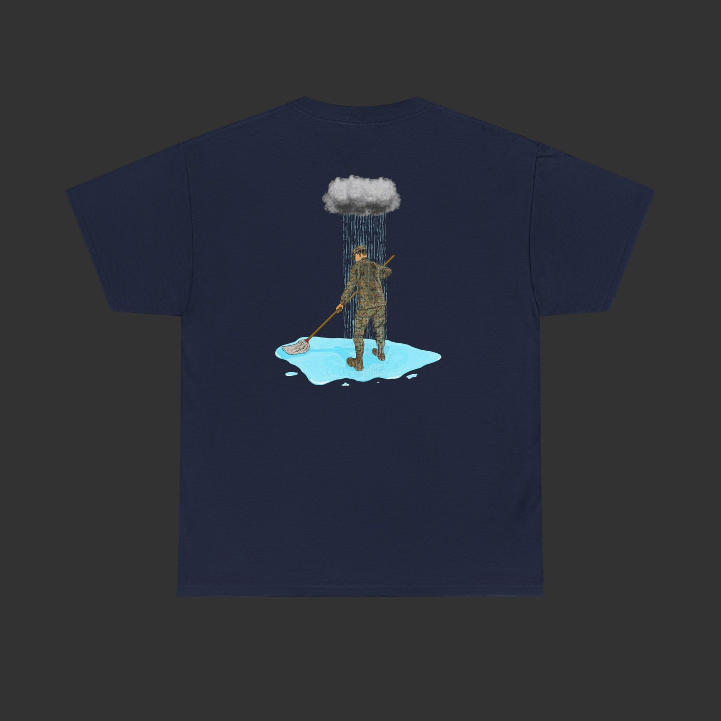 Moppin' In The Rain (Back) WD Shirt