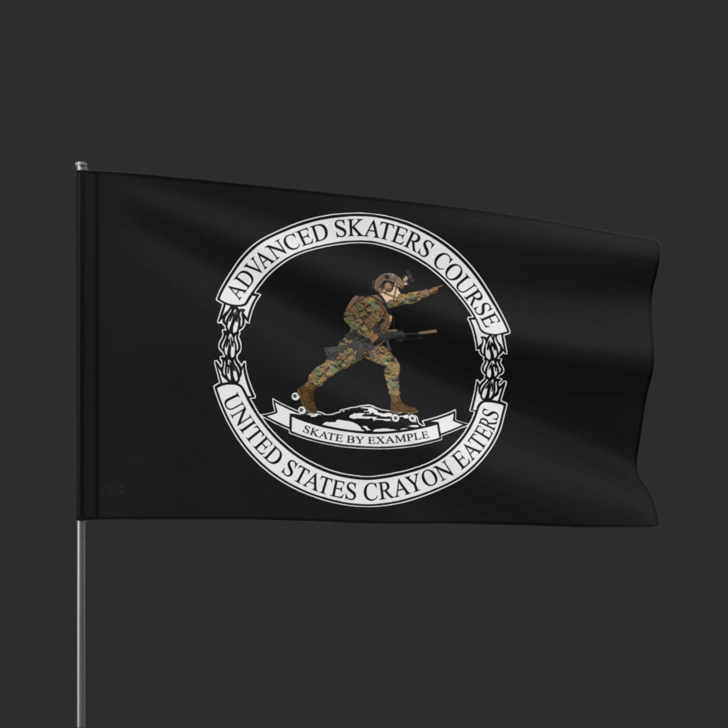 Advanced Sk8rs Course WD Flag