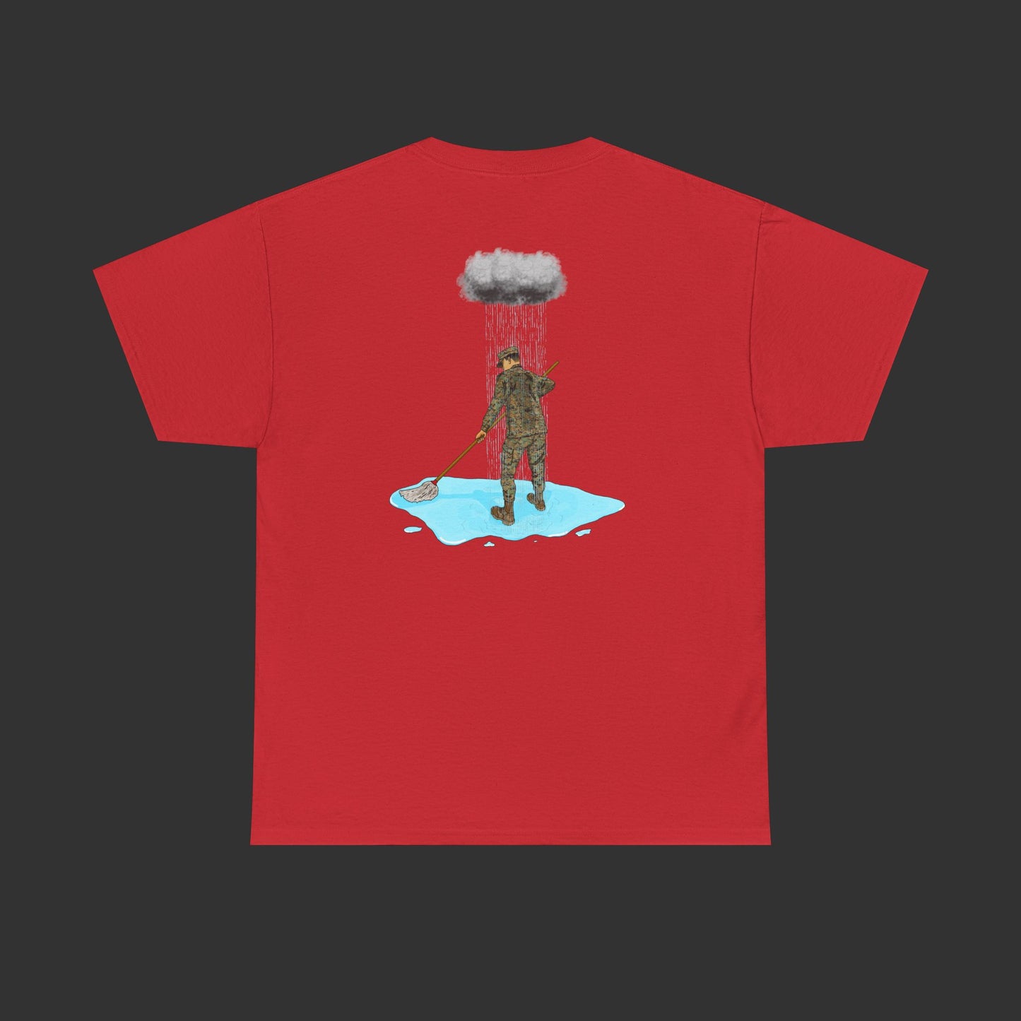 Moppin' In The Rain (Back) WD Shirt