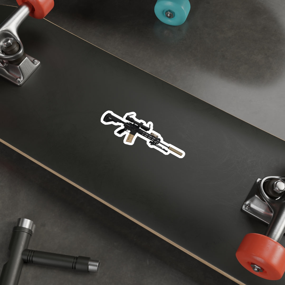 Sticker Series - Gun Modern Rifle