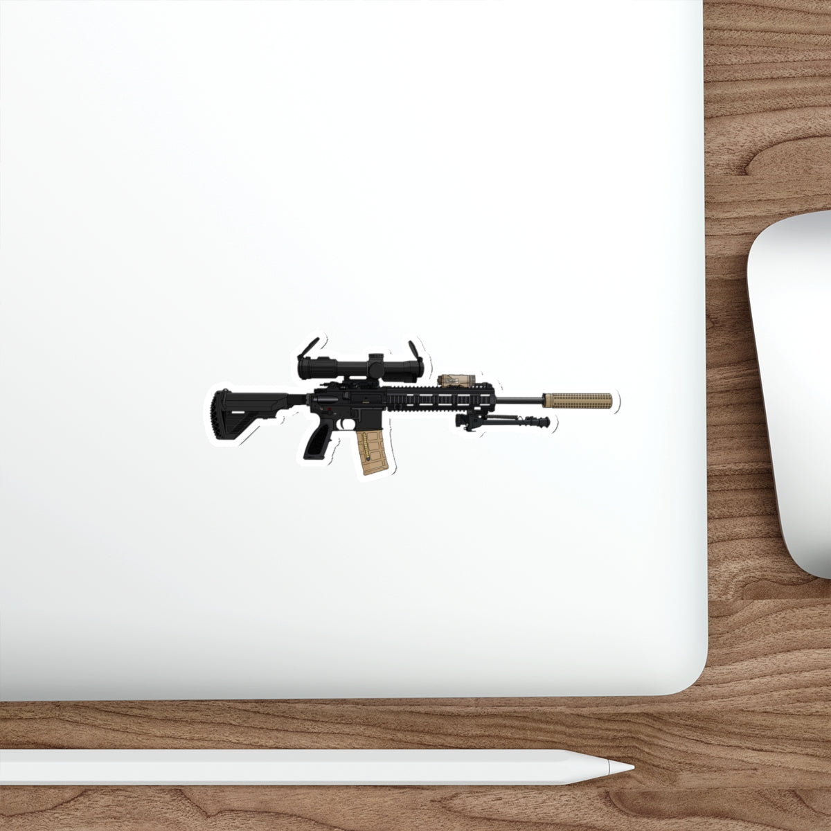 Sticker Series - Gun Modern Rifle