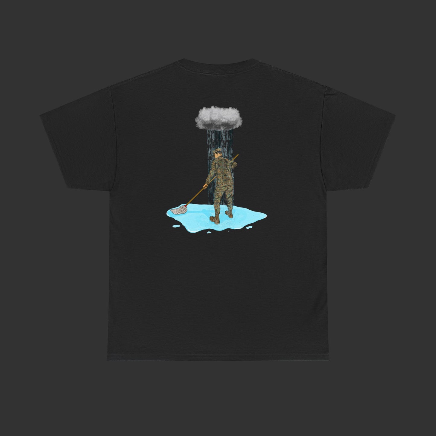 Moppin' In The Rain (Back) WD Shirt