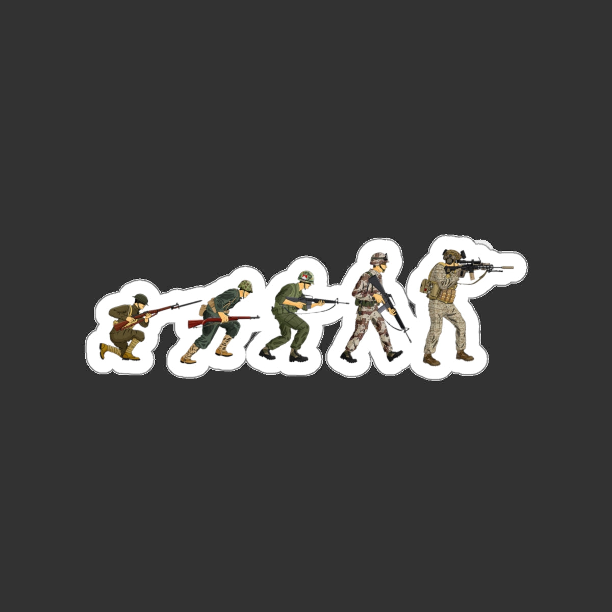 Sticker Series - Evolution of Rifleman