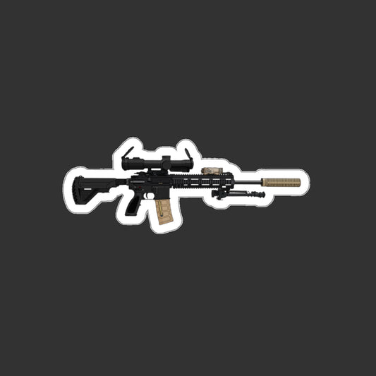 Sticker Series - Pew - Modern Rifle