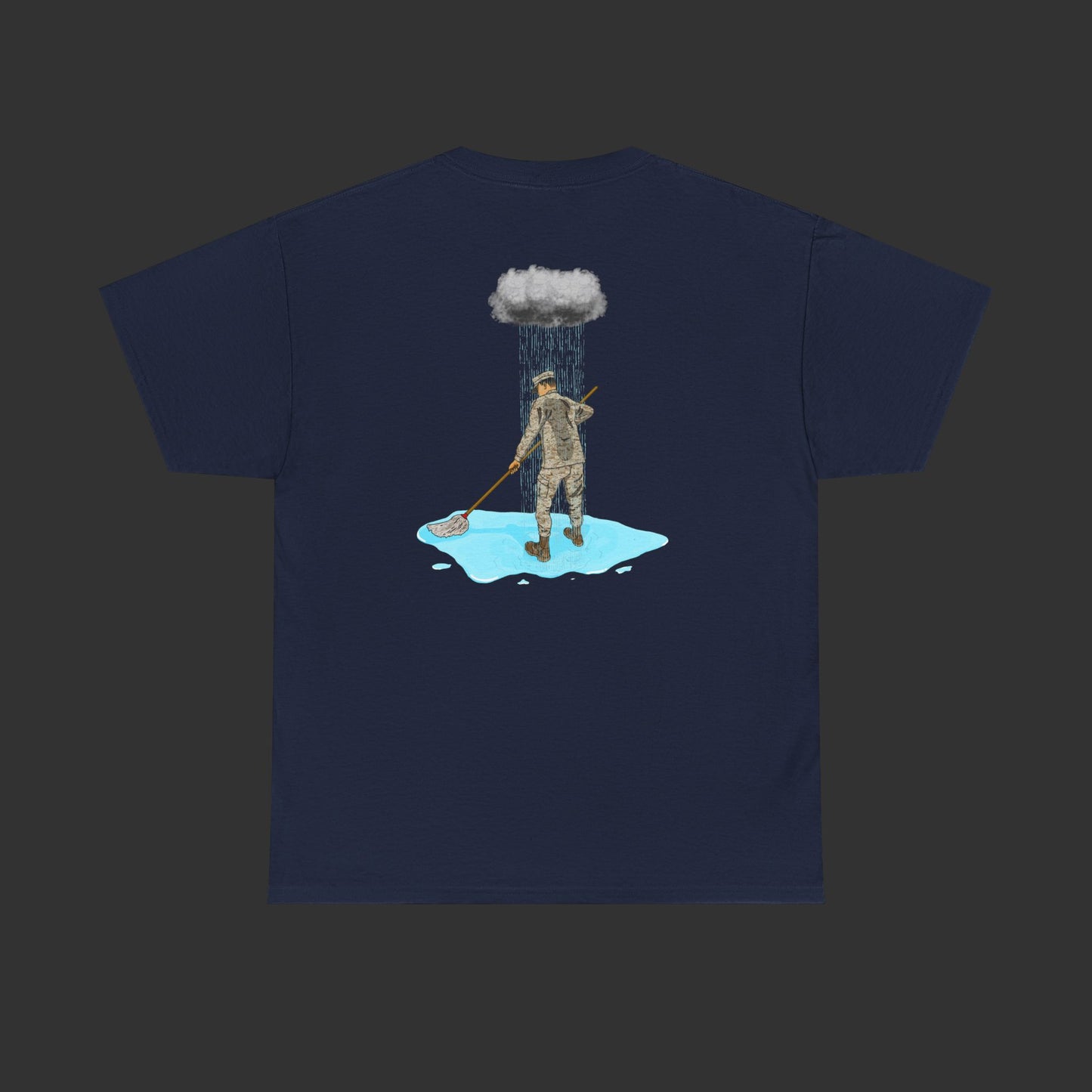 Moppin' In The Rain (Back) DS Shirt