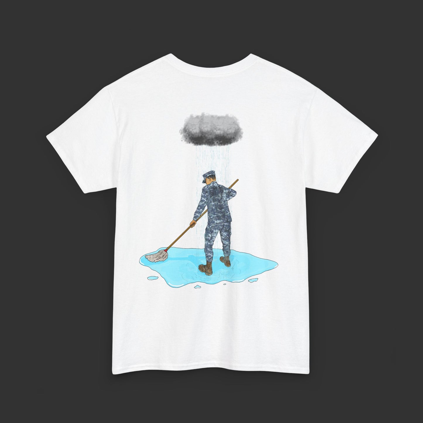 Moppin' In The Rain (Back) BB Shirt