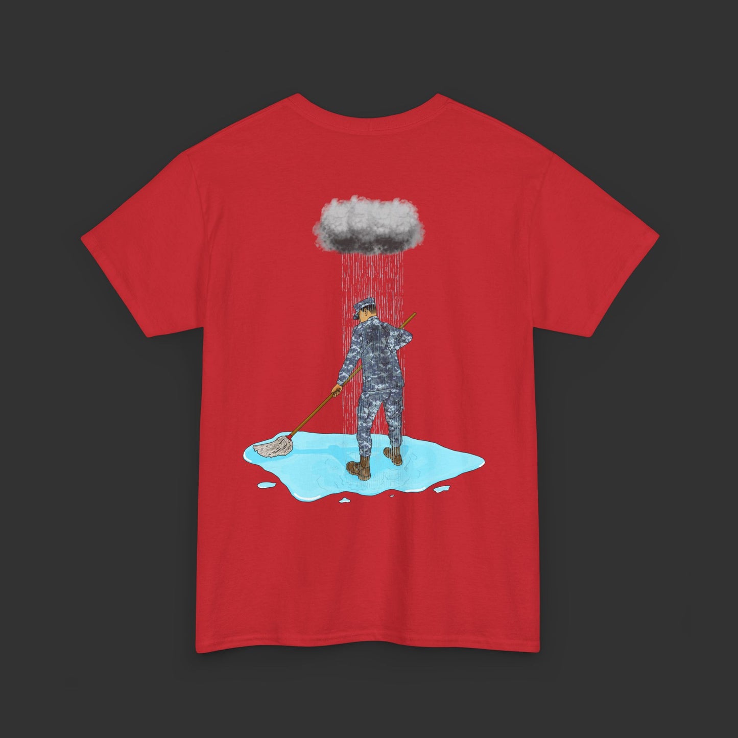 Moppin' In The Rain (Back) BB Shirt