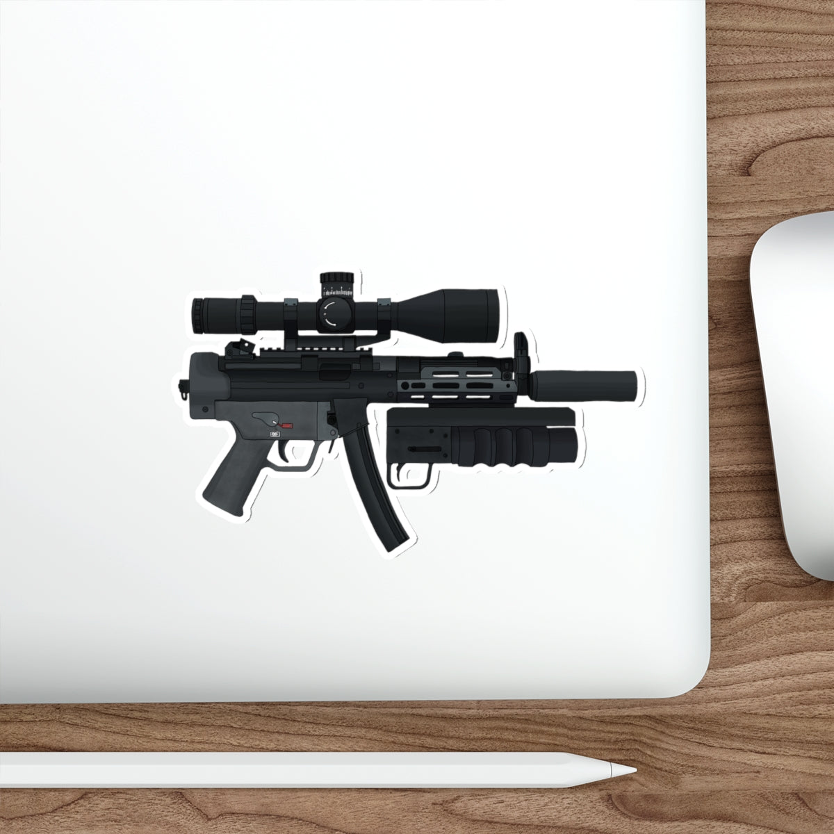 Sticker Series - Pew - Cursed SMG