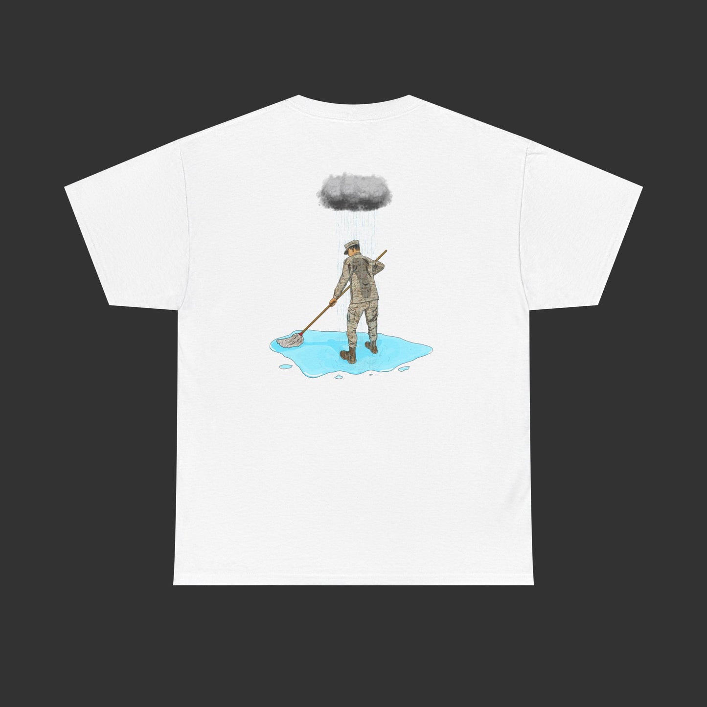 Moppin' In The Rain (Back) DS Shirt