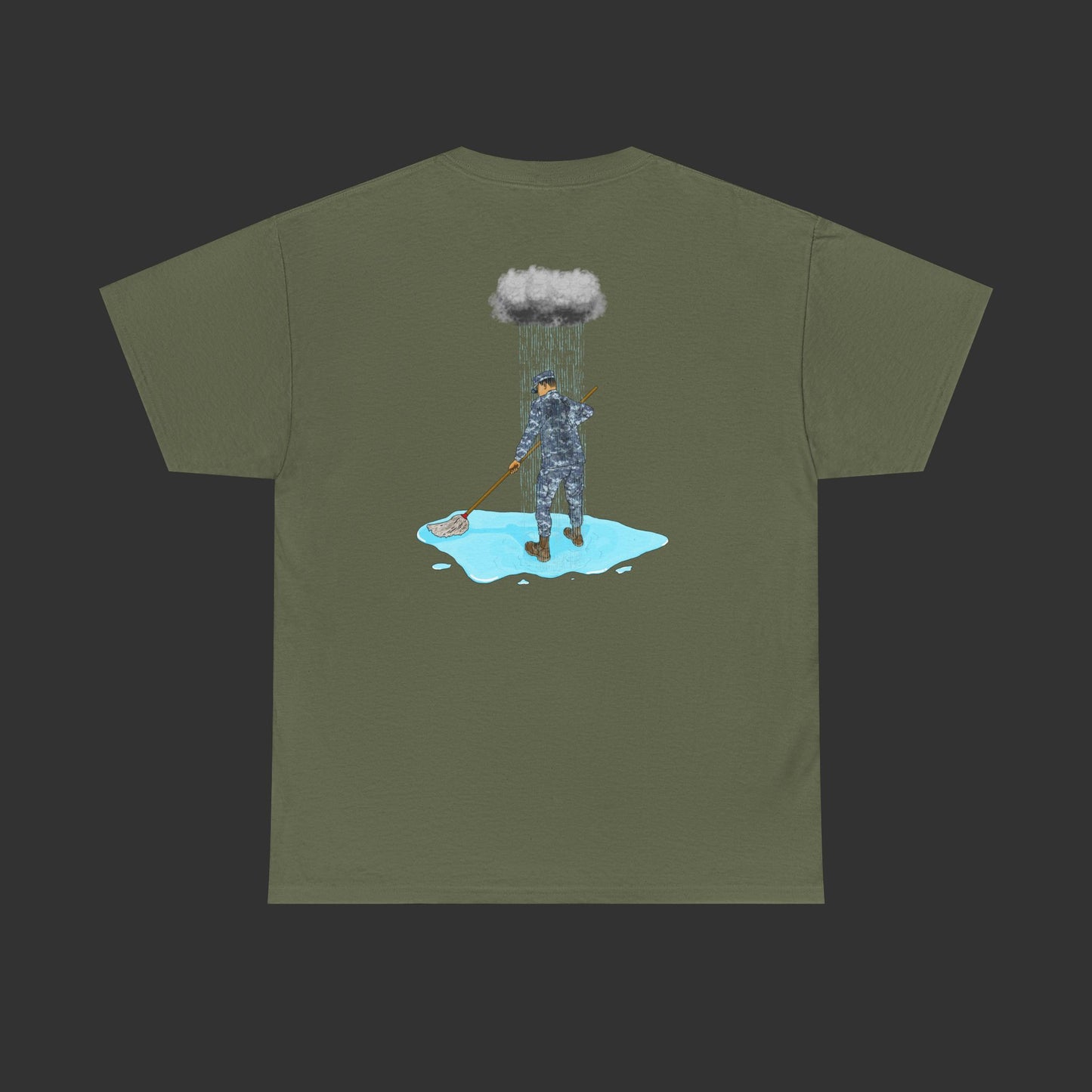 Moppin' In The Rain (Back) BB Shirt
