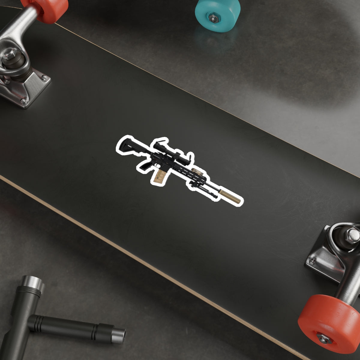 Sticker Series - Gun Modern Rifle