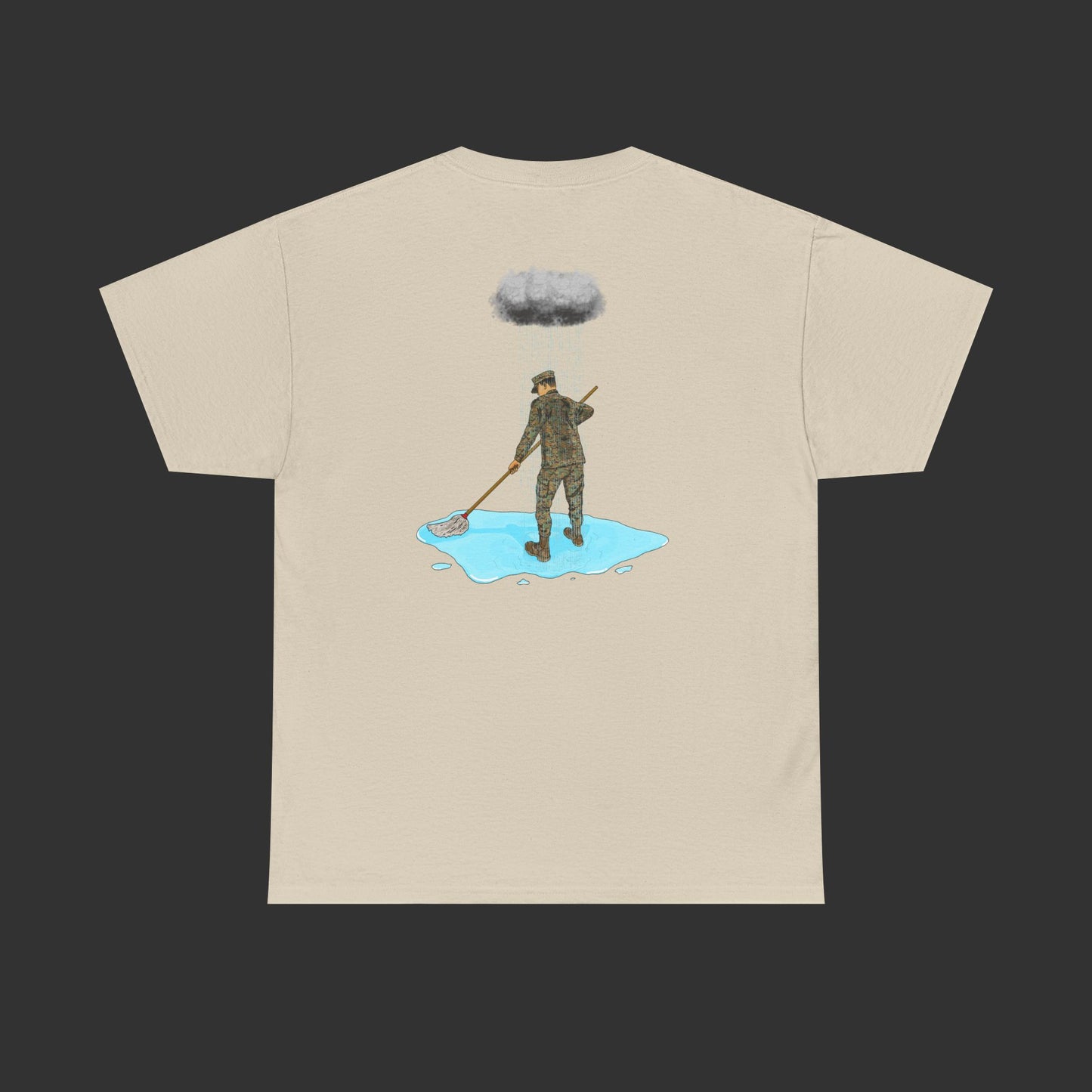 Moppin' In The Rain (Back) WD Shirt