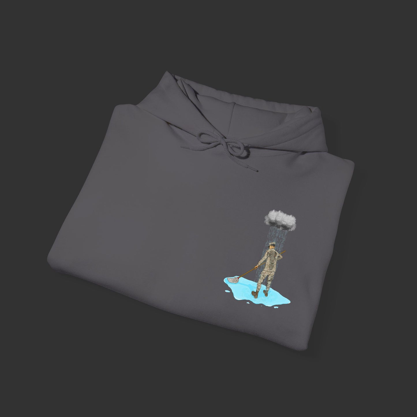 Moppin' In The Rain DS Hoodie
