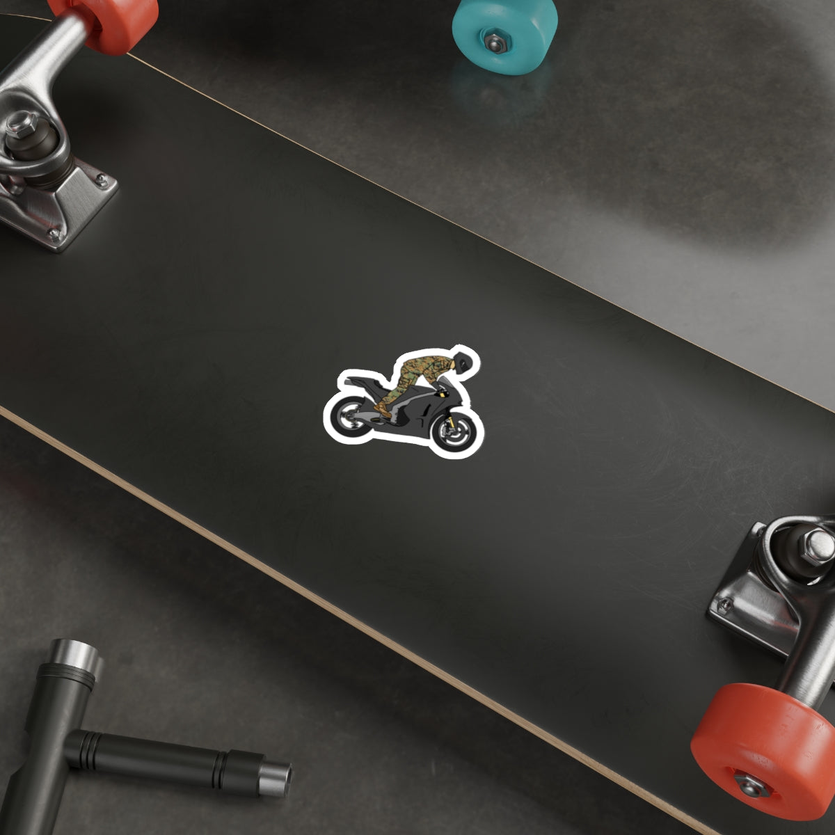 Sticker Series - Rider Wheelie WD