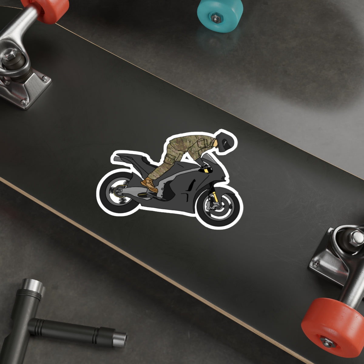 Sticker Series - Rider Wheelie MC