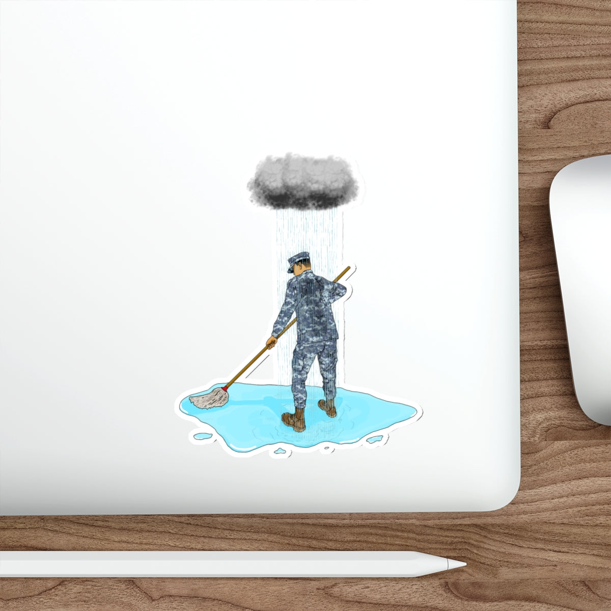 Sticker Series - Moppin' In The Rain BB