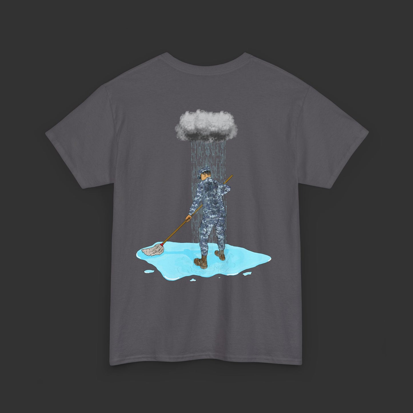 Moppin' In The Rain (Back) BB Shirt