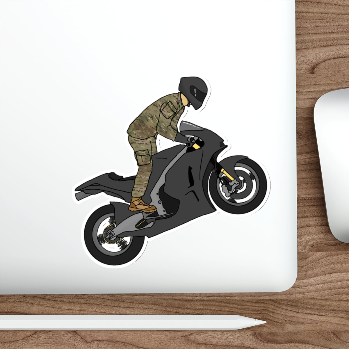 Sticker Series - Rider Wheelie MC