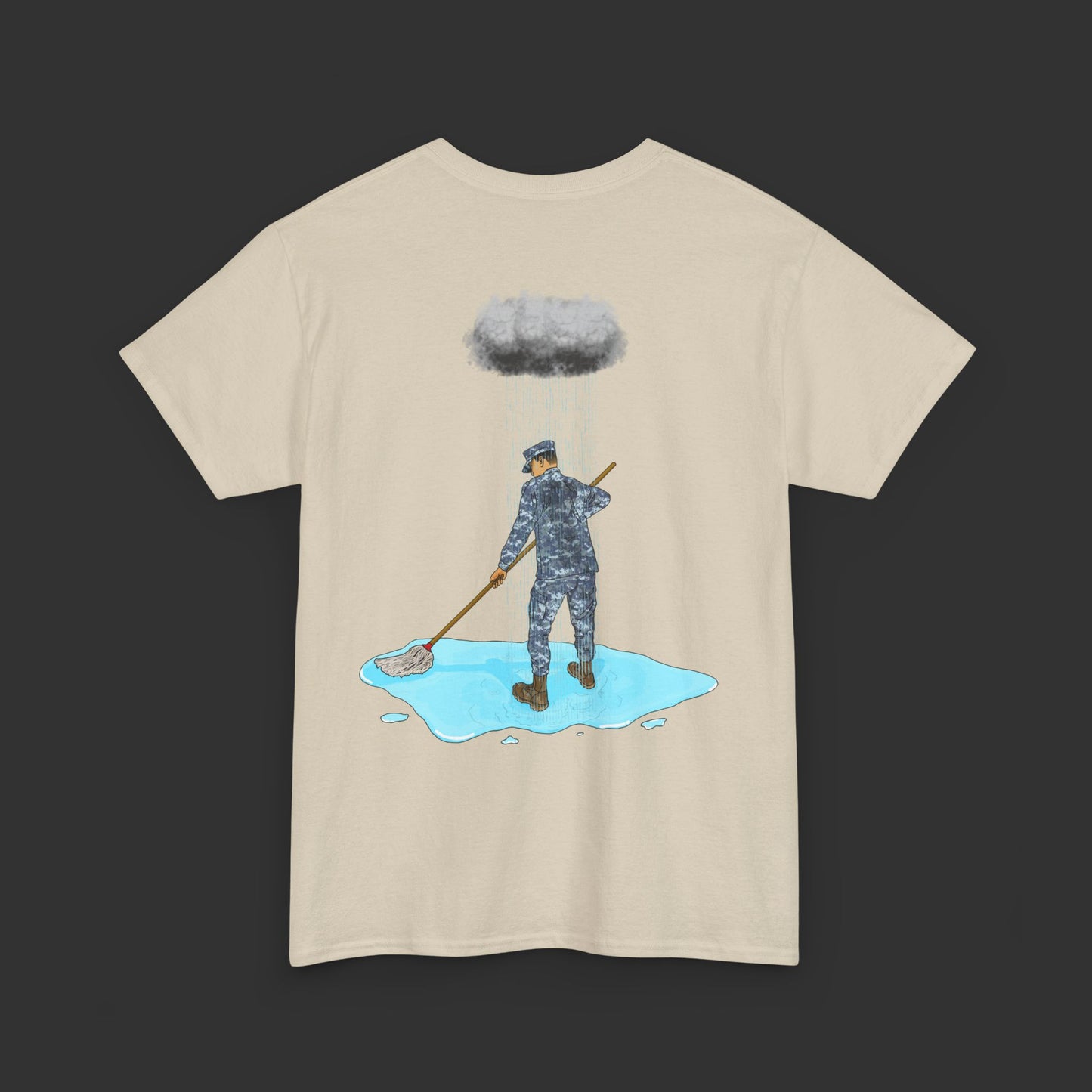 Moppin' In The Rain (Back) BB Shirt
