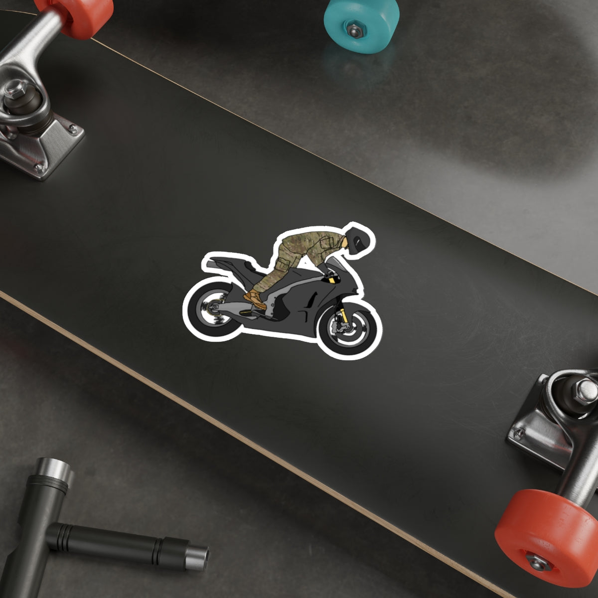 Sticker Series - Rider Wheelie MC