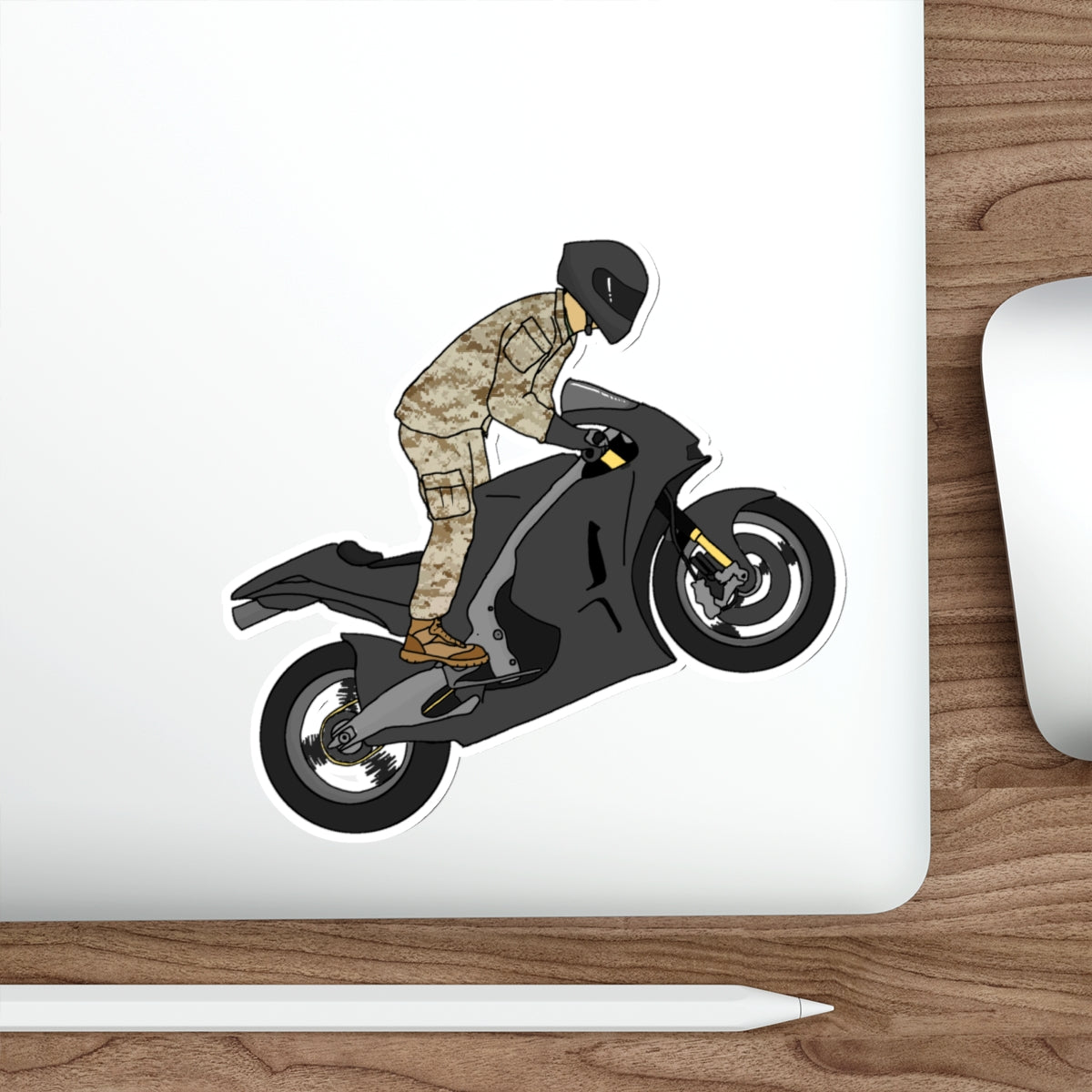 Sticker Series - Rider Wheelie DS