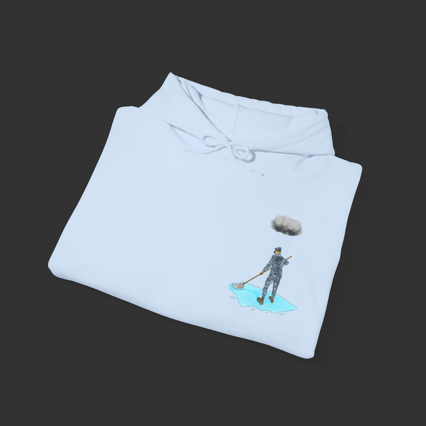 Moppin' In The Rain BB Hoodie