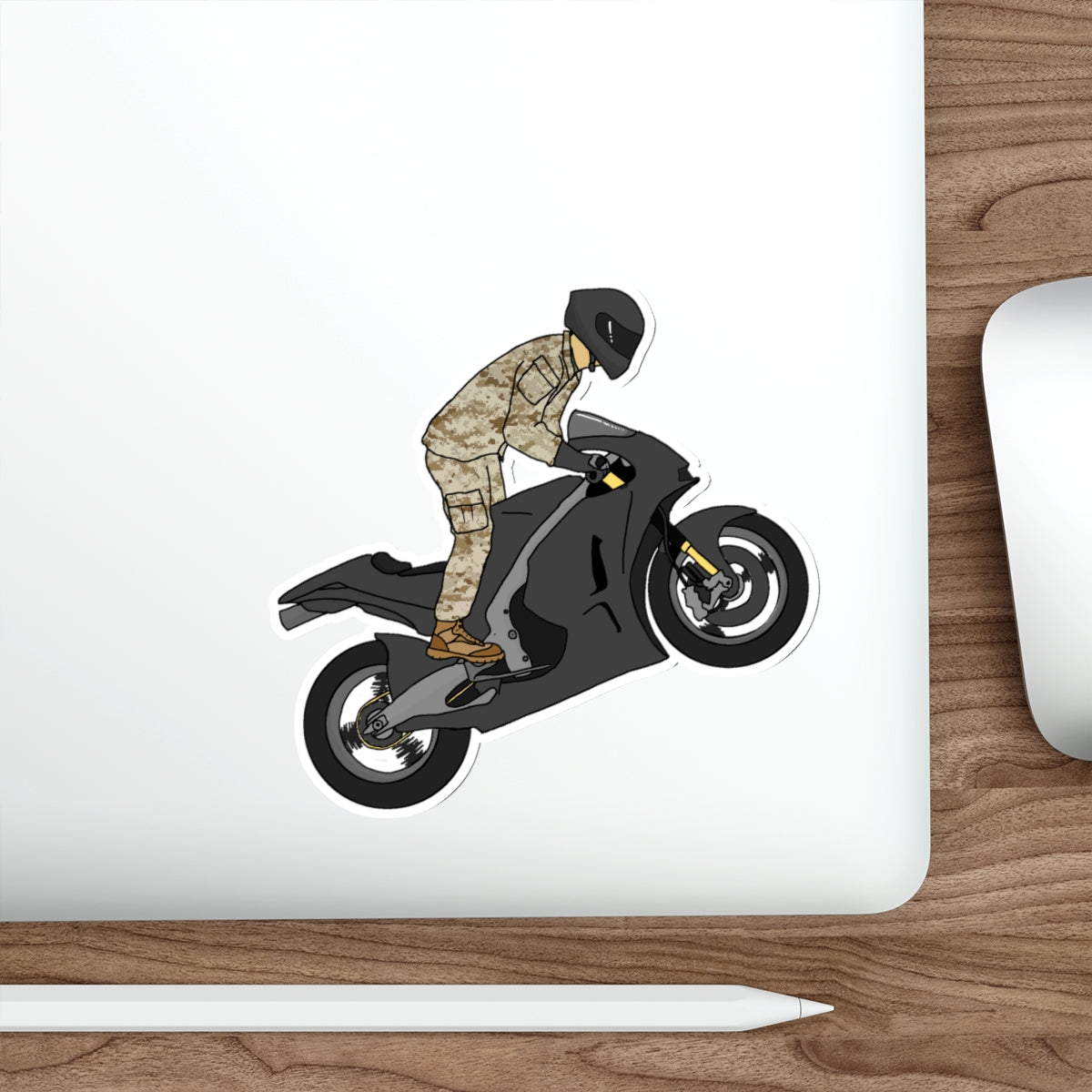 Sticker Series - Rider Wheelie DS