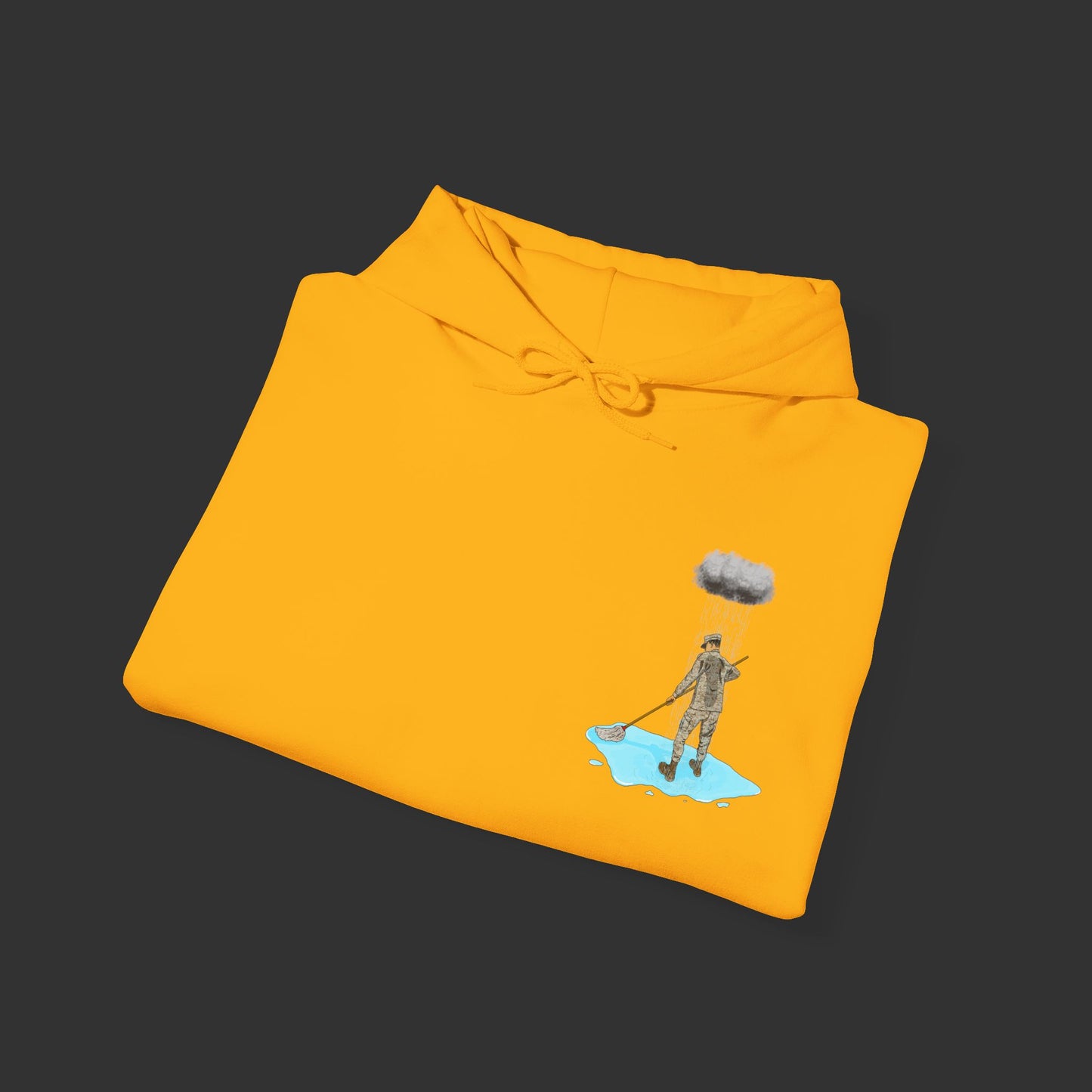 Moppin' In The Rain DS Hoodie