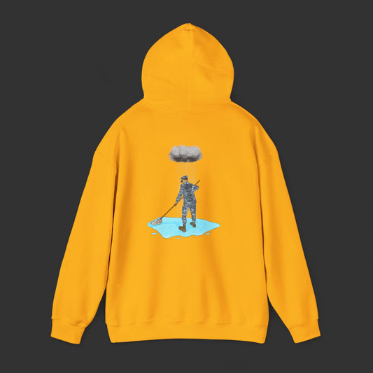 Moppin' In The Rain (Back) BB Hoodie