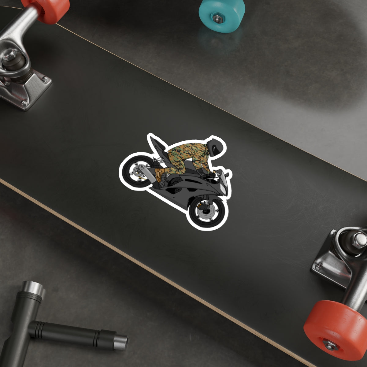 Sticker Series - Rider Cruising WD