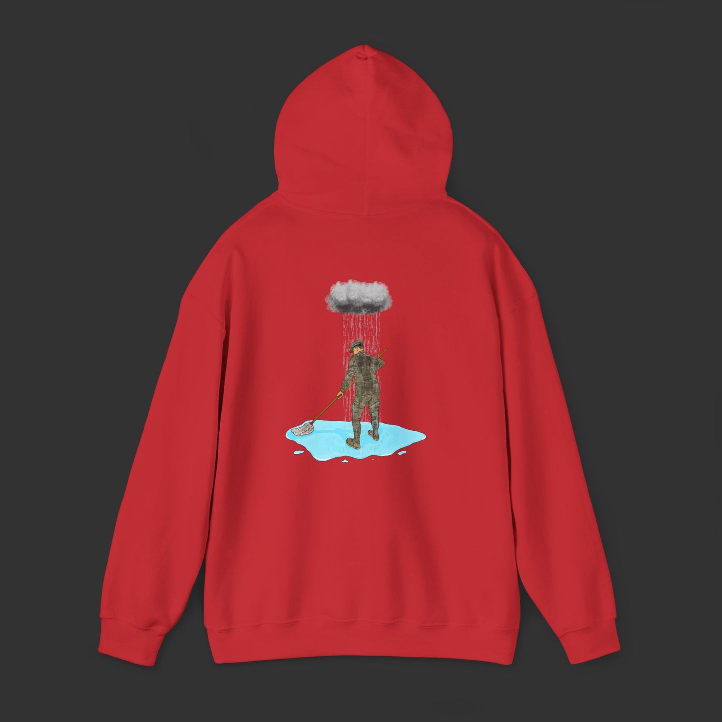 Moppin' In The Rain (Back) MC Hoodie