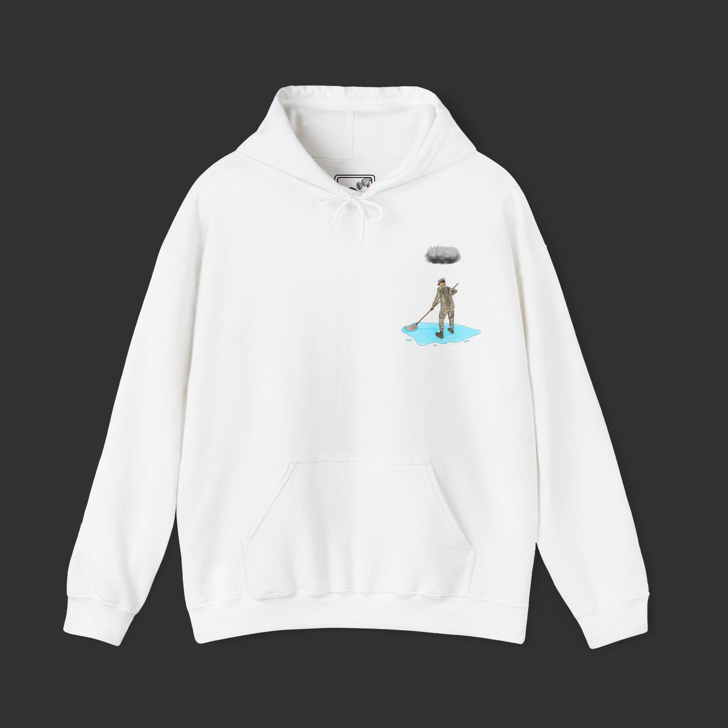 Moppin' In The Rain DS Hoodie