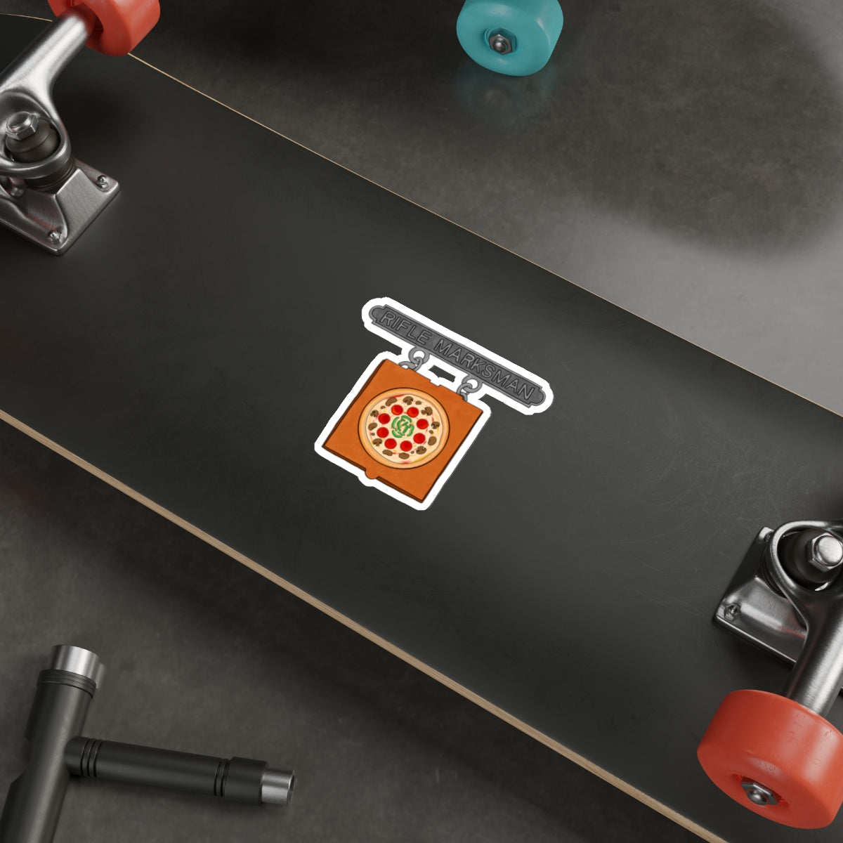 Sticker Series - Pizza - Pizza Box Rifle Marksman